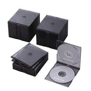�G���R�� CD/D V D�X�����v���P�[�X/2�����[/50�p�b�N/�N���A�u���b�N