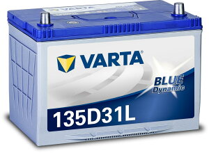 VARTA(�o���^) Blue Dynamic 135D31L ���Y�ԗp�o�b�e���[ �[�d�����/�W���� �G�L�X�g���p���[ �������E�����e�i���X�t���[�� 100D31L/115D31L�݊�