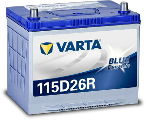 VARTA(�o���^) Blue Dynamic 115D26R ���Y�ԗp�o�b�e���[ �[�d�����/�W���� �G�L�X�g���p���[ �������E�����e�i���X�t���[�� 85D26R/90D26R�݊�