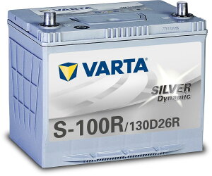 VARTA(�o���^) Silver Dynamic S-100R/130D26R ���Y�ԗp�o�b�e���[ �A�C�h�����O�X��/�[�d�����/�W���� �������E�����e�i���X�t���[�� S-95R�݊�