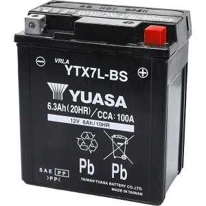 ��p���A�T YTX7L-BS �V�[���h�^ AGM �o�C�N�p�o�b�e���[ (TAIWAN YUASA)