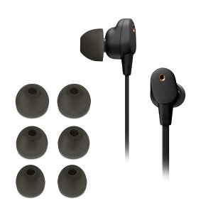 kwmobile 6x �C���[�`�b�v Sony WI-1000XM2�Ή� �C���[�s�[�X - �����p 3�̃T�C�Y S/M/L �Z�b�g - �V���R�� �C���z���L���b�v