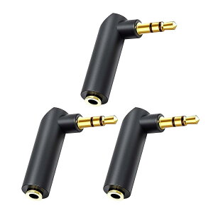 POTRRCIUSUER 3.5mm�X�e���I�~�j�v���O L�^ (3�Z�b�g) �I�X���X L�� �ϊ��R�l�N�^ �f���\�h�p AUX�[�q�p �w�b�h�z�� �C���z���P�[�u���p