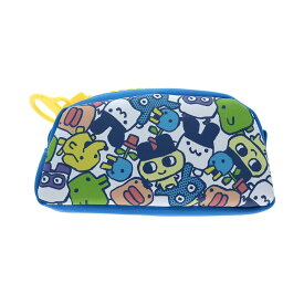 サンスター文具(Sun-Star Stationery) たまごっち グッズ ペンケース 大容量 デッカジップ ブルー S1430688