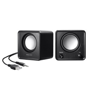 �T�����T�v���C �R���p�N�gPC�X�s�[�J�[�iUSB�d���j MM-SPL23UBK