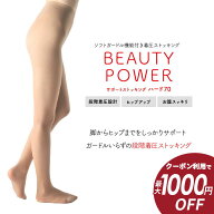 【最大1000円OFFクーポン！10/4 20時〜】着圧ストッキング ひきしめ 美脚 細く見える ガードル機能付きパ…