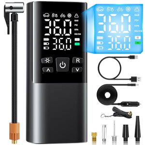 ] C dC oCN  /p/ĎouΉ ő刳150PSI [U ~ 6000mAheʓdr R[hX GARvbT[ RpNg C^[R[h/SOS/LEDC