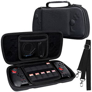 Hori �O���b�v�R���g���[���[ for Nintendo Switch ��p���[�P�[�X �V�����_�[�X�g���b�v�t�� �u���b�N-Aenllosi�i�P�[�X�̂݁j