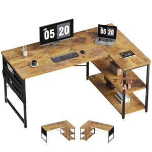 YeTom �p�\�R���f�X�N �� �w�K�� �E�I���I ��107cm �Q�[�~���O�f�X�N l���f�X�N pc�f�X�N ���[�ܕt���׋��� �R�[�i�[�f�X�N �{�I�t�� �r���e�[�W