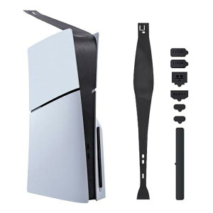 Mcbazel 8-in-1 �V�^ PS5 Slim�p �J�o�[ �z�R���L���b�`���[ �h�o�v���O�Z�b�g �h��/�h�сA���M�E�ʋC���E�����E���� �v���Ȏ��t���Ǝ��O�� �f�W�^��/�f�B�X�N�őΉ�-�u���b�N