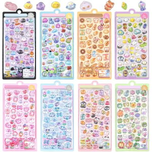 Chisafly 2025�V�^ �Ղ��Ղ��V�[�� �Ղ��Ղ� �Ղ�����V�[�� ���� ���� ���킢�� 8���Z�b�g ��400�_ ���ق��� �L���L�� �؍� �q�� ��e�� �X�}�z�P�[�X �蒠 diy ���蕨 (�^�C�vA)