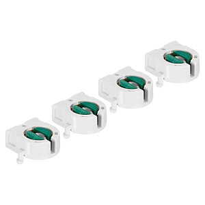 PATIKIL T8�����v�z���_�[�\�P�b�g 4�� ��V�����g�Ɩ��\�P�b�g G13�x�[�X LED�u���ǌ����p �z���C�g �O���[��