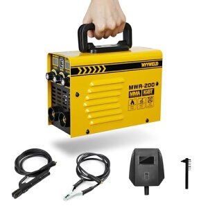 MYYWELD �n�ڋ@ 100V �A�[�N�n�� 200A MMA ��_�n�� ARC�n�� �����C���o�[�^�[ MINI���y�� �ƒ�p ������DIY ���S�҂ɓK�� ���{�������