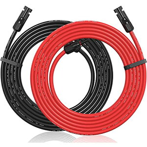 Ruoshi MC4 �P�[�u��10m�\�[���[�����P�[�u�� �\�[���[�p�l���ڑ��p �\�[���[�p�l�� ����ڑ��P�[�u�� ���z���p�l���p�P�[�u�� MC4�^ �R�l�N�^�[ IP67�h�� ���[���H 4SQ 2�{�Z�b�g