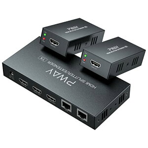 PW-HT226P2 1X2 1080P HDMI�G�N�X�e���_�[�X�v���b�^�[�`��165�t�B�[�g�i50m�jBy Cat5e / Cat6 / Cat7 3D EDID 1�d���T�|�[�g�i1 IN 2 OUT�j