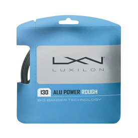 LUXILON(ルキシロン) ALU POWER ROUGH (アルパワーラフ) 1.25／1.30mm ポリエステル モノ 硬式テニス ストリング ガット 12.2Mパッケージ