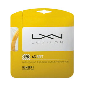 LUXILON(ルキシロン) 4G SOFT (4Gソフト) 1.25mm ポリエステル モノ 硬式テニス ストリング ガット 12.2Mパッケージ