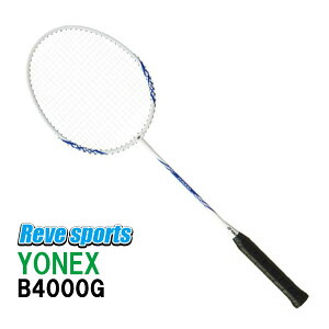 [�������K�i] YONEX(���l�b�N�X) �o�h�~���g�����P�b�g B4000. B4000G �z���C�g (011) G4 ���S�җp �o�h�~���g�����P�b�g �K�b�g����� 2024�N���f�� r-�y���[���X�|�[�c�z