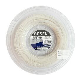 GOSEN ( ゴーセン ) OG-SHEEP ミクロスーパー ( MICRO SUPER ) 1.25mm (16L) 220Mロール ナイロンモノフィラメント 硬式テニス ガットTS4012W r-【レーヴスポーツ】