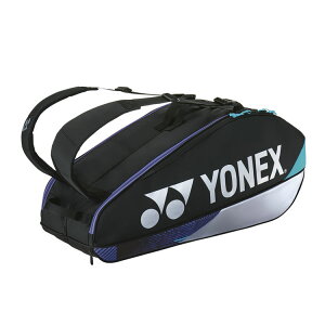 [2025�N�V�F��] YONEX(���l�b�N�X) ���P�b�g�o�b�O6 BAG2402R �u���b�N�V���o�[(076) ���P�b�g6�{���[ �e�j�X 2025�N���f�� r-�y���[���X�|�[�c�z