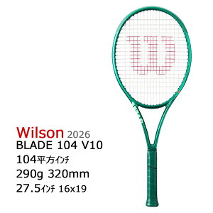 [�������K�i] Wilson(�E�B���\��) BLADE 104 V10 ( �u���[�h 104 V10 ) 290g WR208511 �d���e�j�X���P�b�g 2026�N���f�� r-�y���[���X�|�[�c�z