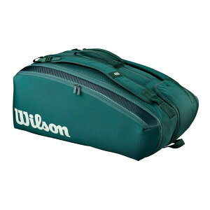 Wilson(�E�B���\��) BLADE V10 15PK RACKET BAG ( �u���[�h V10 15PK ���P�b�g�o�b�O ) �ő�15�{���[ �O���[�� (WR8056201001) 2026�N���f�� r-�y���[���X�|�[�c�z