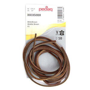 pedag(�y�_�b�N) LEATHER SHOELACE (�~�h���u���E��)(�C�R)(���U�[�V���[���[�X)
