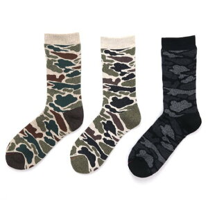 ROTOTO ���g�g�bPILE CAMO CREW SOCKS (�J���� �\�b�N�X)
