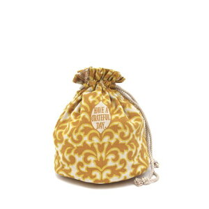 HAVE A GRATEFUL DAY �n�u�A�O���C�g�t���f�C�bDAMASK POUCH (�L������)(�В��o�b�O)