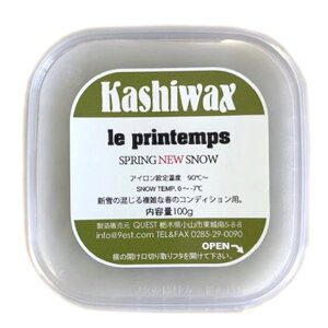 �yKASHIWAX �J�V���b�N�X�zle printemps �v�����^�� NEW SNOW 100g (�t�̍~��p���b�N�X)(0������-7��)