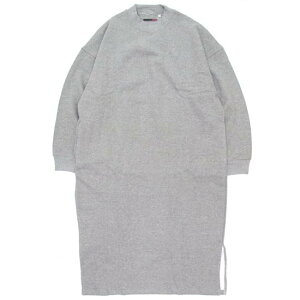A HOPE HEMP �A�z�[�v�w���v�b���f�B�[�X Mock Neck Sweat Long OP (�A�b�V���h�O���C)(�X�E�F�b�g �����s�[�X)