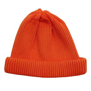 ROTOTO ���g�g�bCOTTON ROLL UP BEANIE (�I�����W)(�j�b�g�X �R�b�g���j�b�g)