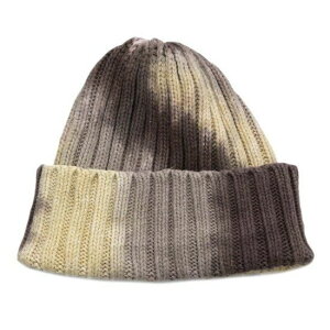 A HOPE HEMP �A�z�[�v�w���v�bJAVARA H/OC Knit Cap (�u���E��)(�w���v�R�b�g���̃^�C�_�C���߃j�b�g�X)