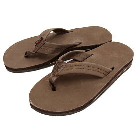 Rainbow Sandals レインボーサンダル｜Double Layer Sandal (エスプレッソ)(サンダル)