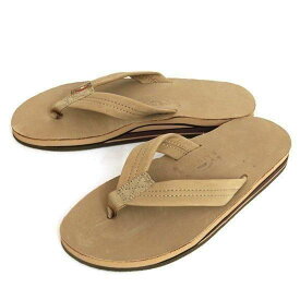 Rainbow Sandals レインボーサンダル｜Double Layer Sandal (シエラブラウン)(サンダル)