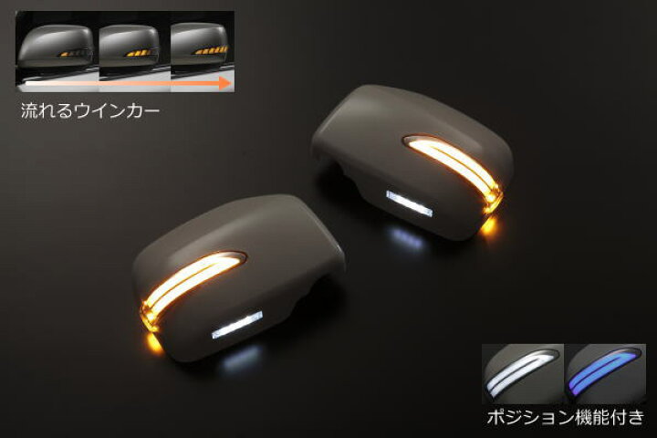 楽天市場】【REIZ(ライツ)】「流星Ver」「未塗装」【ウインカーミラー 
