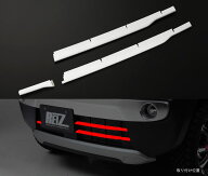 【REIZ(ライツ)】在庫処分 MR31S MR41S ハスラー フロントバンパーグリルフィンカバー ホワイト HASTLER …