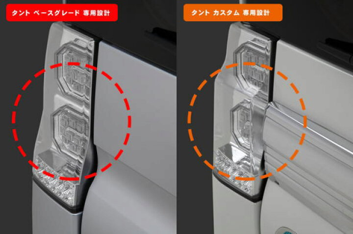楽天市場】【REIZ(ライツ)】「流星ver」「全6色」LA600系タント 