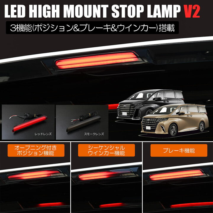 楽天市場】ネコポス発送 40系 アルファード ヴェルファイア LEDハイ 