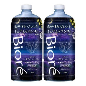 ビオレu ザ ボディ 泡タイプ おやすみブレンド ミュゲ&amp;ラベンダーの香り 詰め替え 780ml 2個セット ボディソープ 乾燥肌