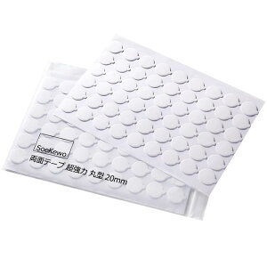 SoeKewo フィギュア固定用 両面テープ 丸 10mm 透明 はがせる 強力 粘着テープ 固定シール 転倒防止 剥がせる あと残らない 滑り止め 生活品 DIYホビー 工業部品の接着に フィギュア用 450枚