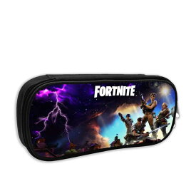 [博君一肖] フォートナイト バトルロイヤル Fortnite ペンケース 大容量 筆箱 文具ケース 筆袋 文具袋 多機能 軽量 男女兼用