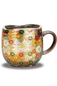 和座の蔵 おしゃれ コーヒーマグ 九谷焼 マグカップ 金花詰 陶器 高級 ブランド 食器 日本製 誕生日プレゼント 還暦祝い 古希祝い 喜寿祝い 米寿祝い ギフト