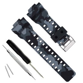 カシオメンズG-Shock GD120/GA-100/GA-110/GA-100C用天然樹脂交換用時計バンドストラップ
