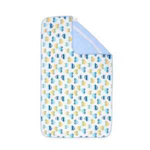 TSDおねしょシーツ おねしょ防水シーツ ベビー 防水シーツ ミニサイズ 四隅ゴム付き 70×120cm 2枚セット洗える 綿100%パイル 介護用品