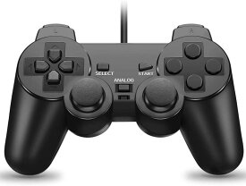 Fancyan 有線 PS2用 アナログ コントローラー playstation2 対応 ゲームパッド 日本語説明書
