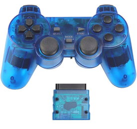 Fancyan PS2 用 ワイヤレスコントローラー DUAL SHOCK2 ゲームパット 互換対応 日本語説明書