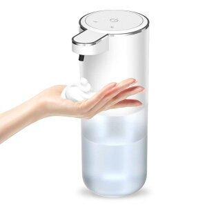 Reviday ソープディスペンサー 自動 泡/液体 ハンドソープディスペンサー 吐出量4段階調 380ml 壁掛け オートディスペンサー IPX5防水 充電式 食器洗剤 洗浄モード 手洗い/キッチン/洗面所などに