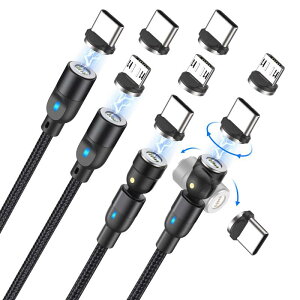O }Olbg [dP[u y5szUSB-C }Olbg P[u }[d P[u 360x+180x] QC3.0 Micro usb USB2.0/Android/Type-CΉ C [d ho E (Black)