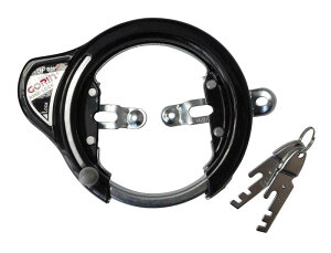 サギサカ(SAGISAKA) 自転車 鍵 リングロック プレスキー ブラック 43546